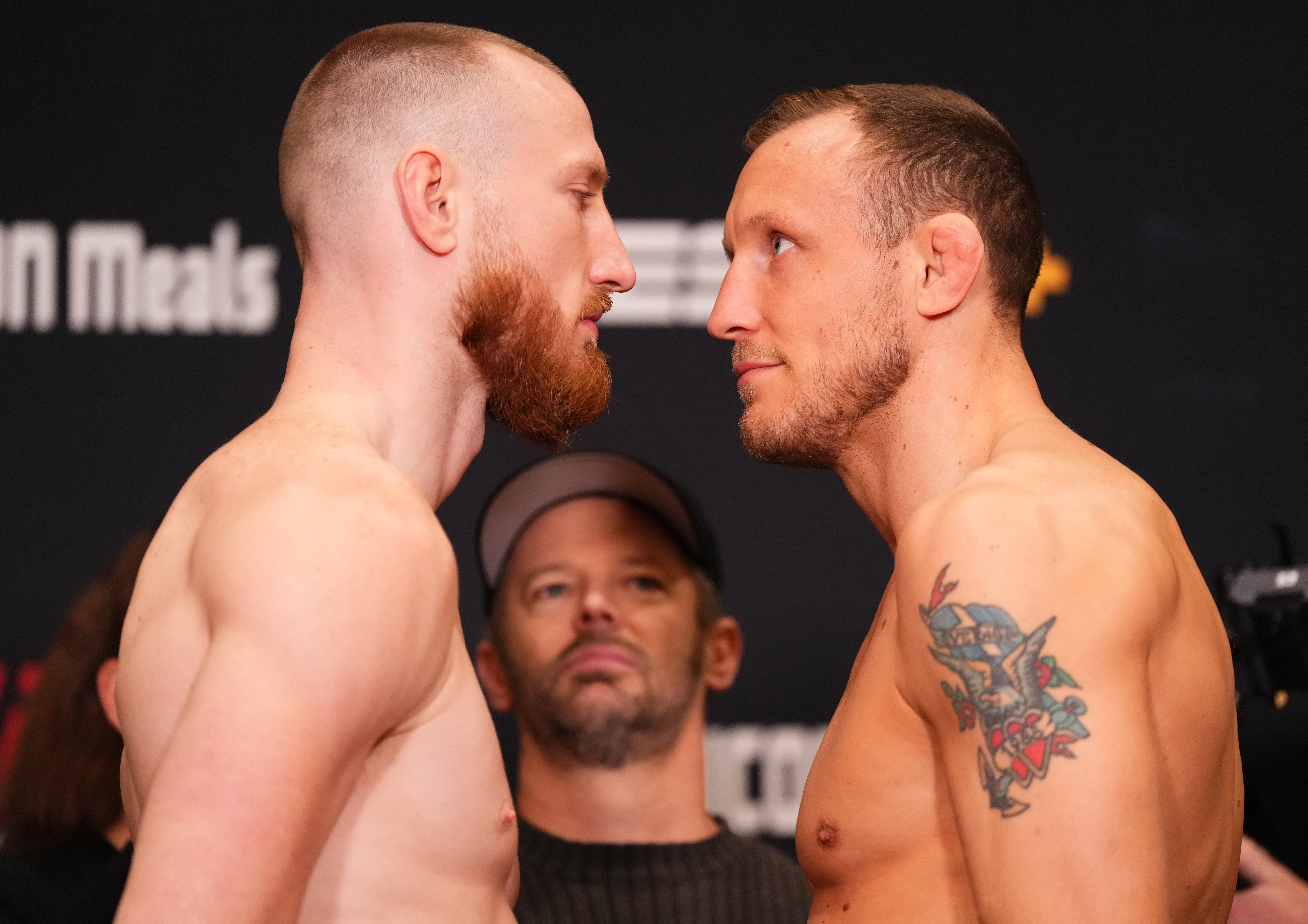Joe Pyfer and Jack Hermansson at UFC Vegas 86