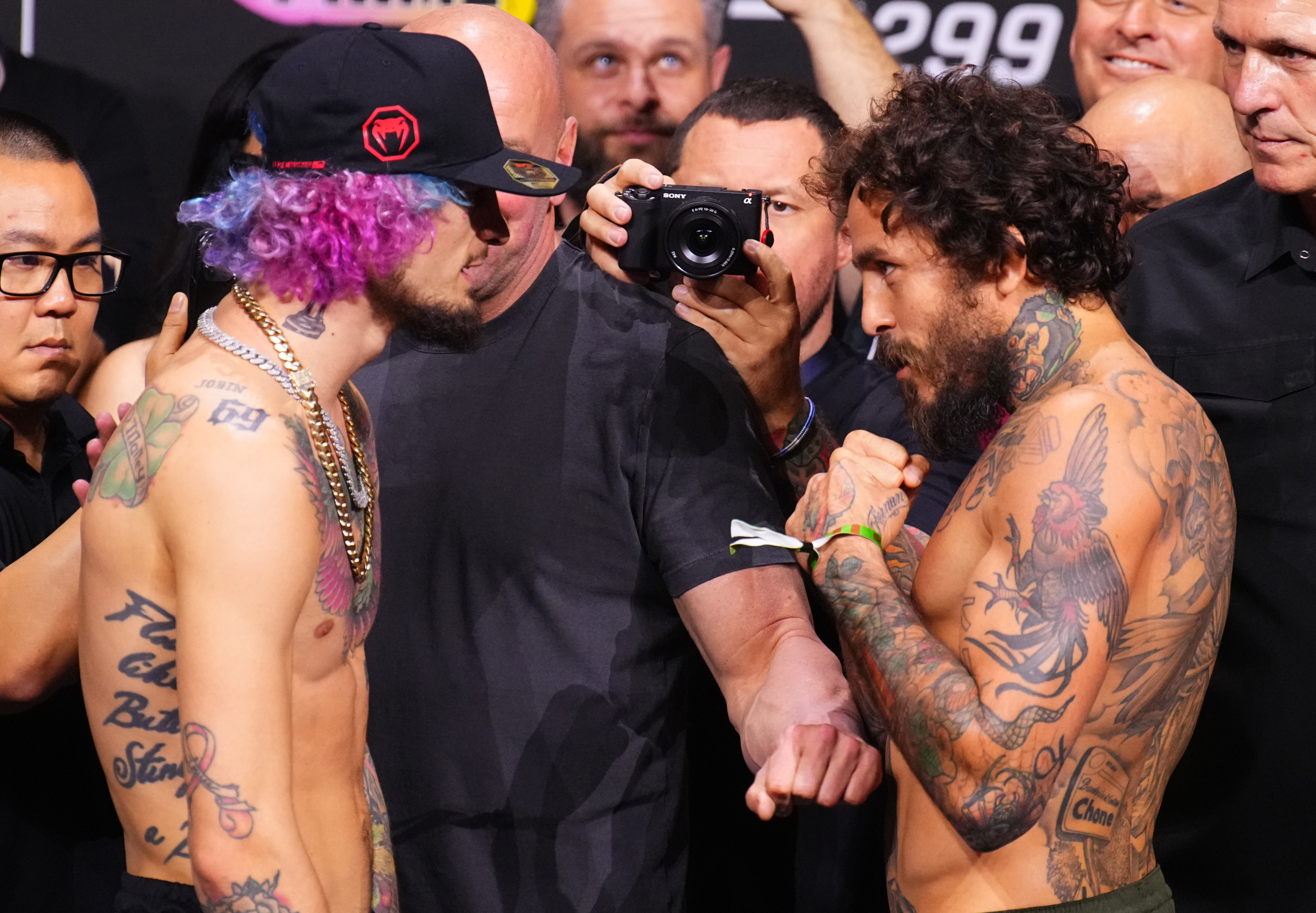 Sean O’Malley and Chito Vera at UFC 299