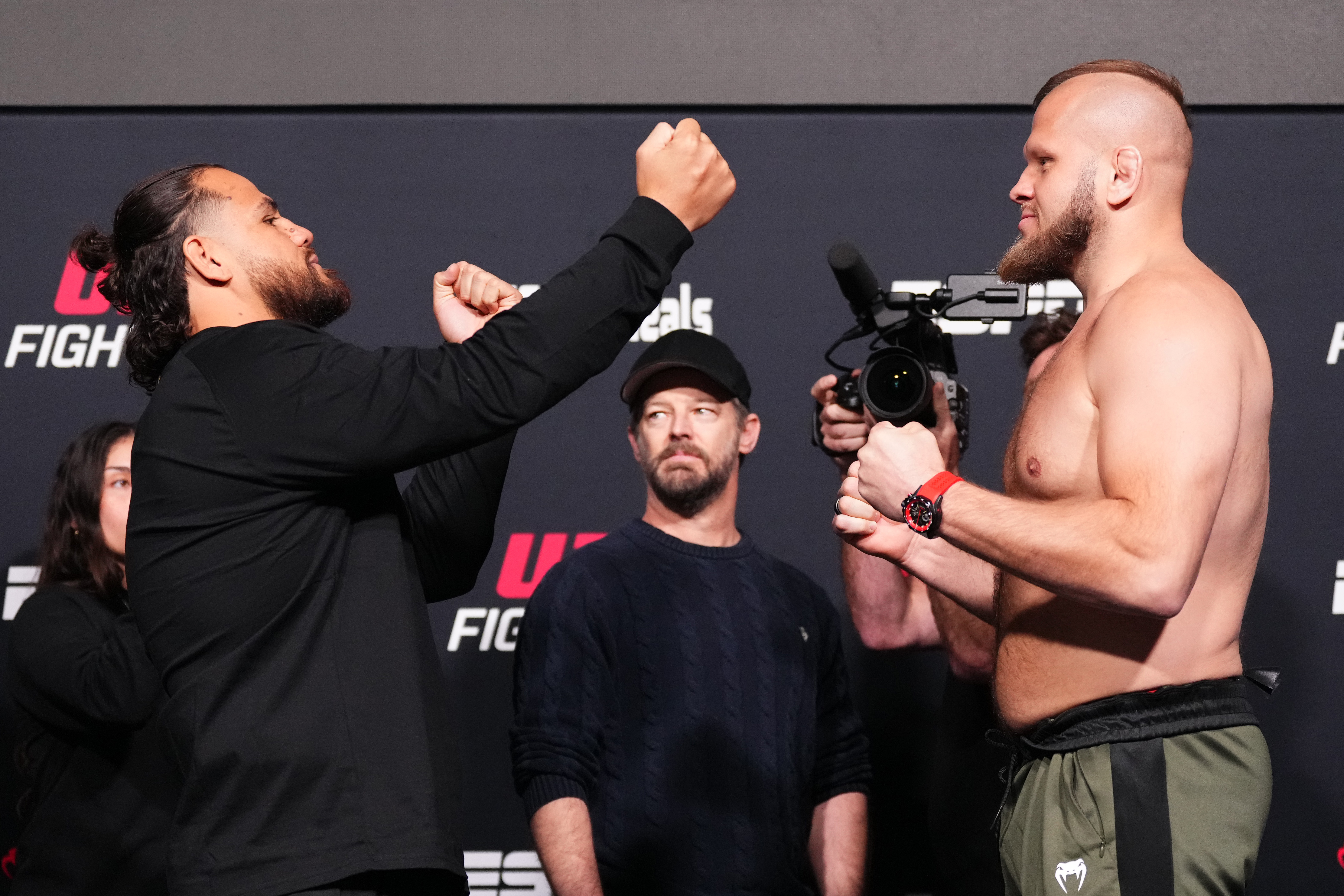 Tai Tuivasa and Marcin Tybura at UFC Vegas 88